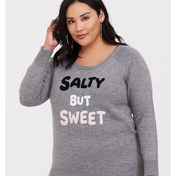 TORRID Grey Sweater 🖤SOLD OUT ONLINE!🖤 - Picture 1 of 4